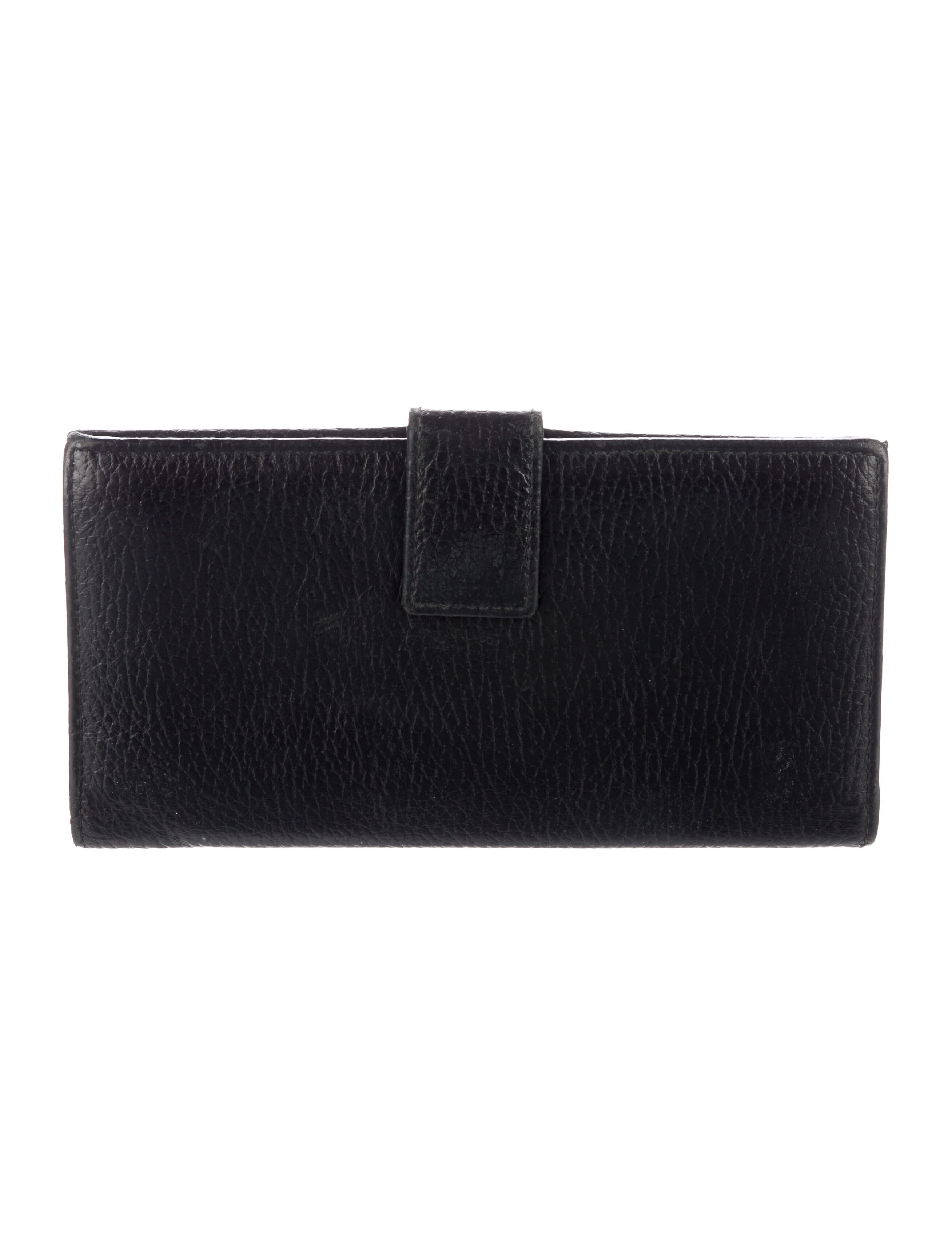 Gucci Vintage Leather Continental Wallet