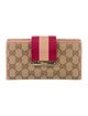 Gucci GG Canvas Continental GG Canvas Continental Wallet