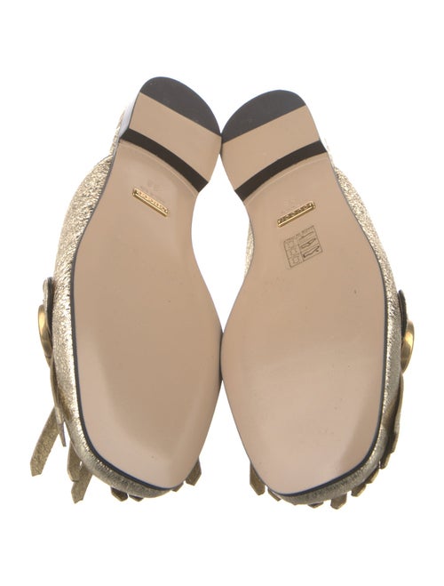 Gucci Double G Logo Leather Mules