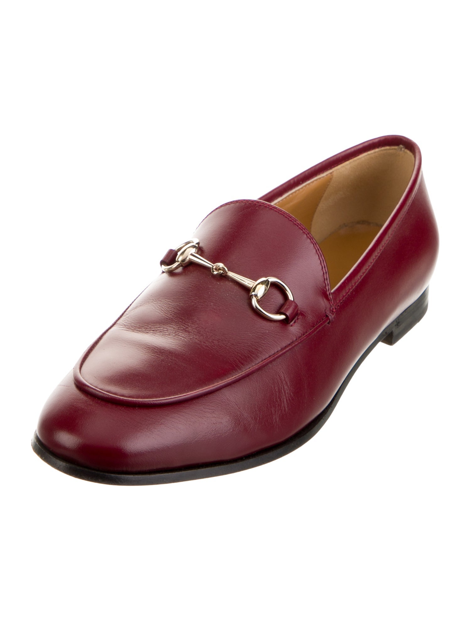 Gucci Horsebit Accent Leather Loafers