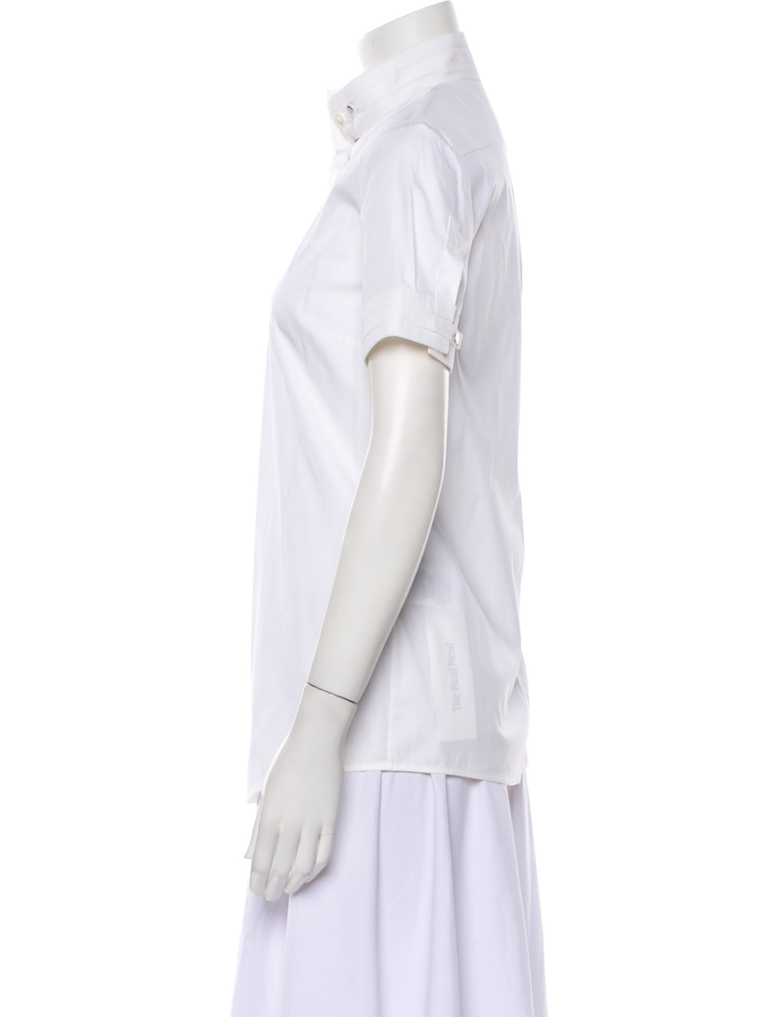 Gucci Short Sleeve Button-Up Top