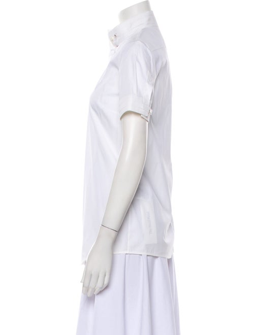 Gucci Short Sleeve Button-Up Top