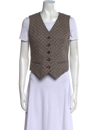 Gucci Wool Printed Vest