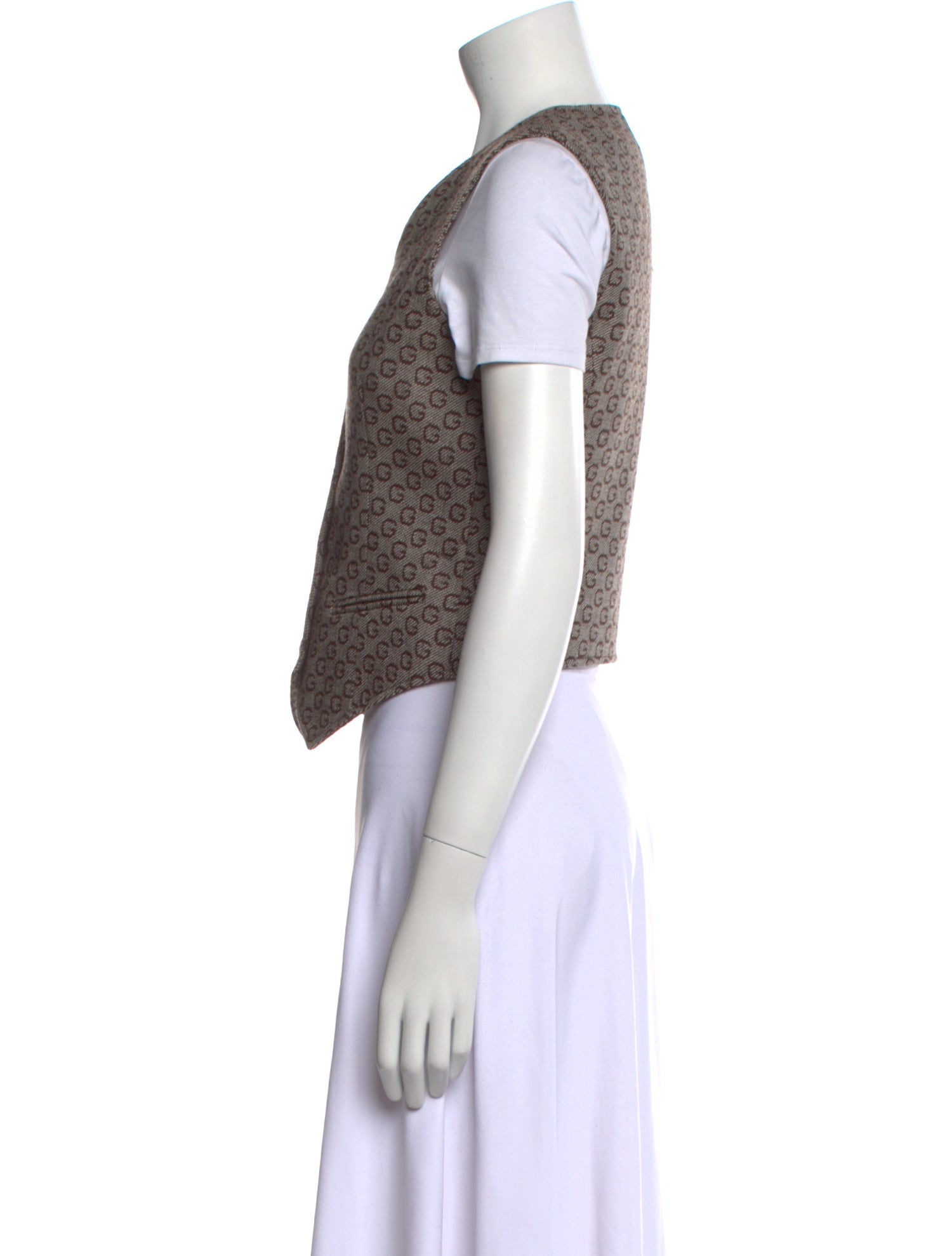 Gucci Wool Printed Vest