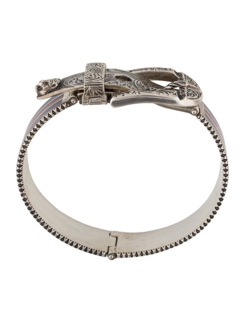 Gucci Enamel Garden Buckle Bracelet