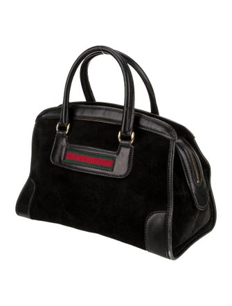 Gucci Web Top Handle Bag