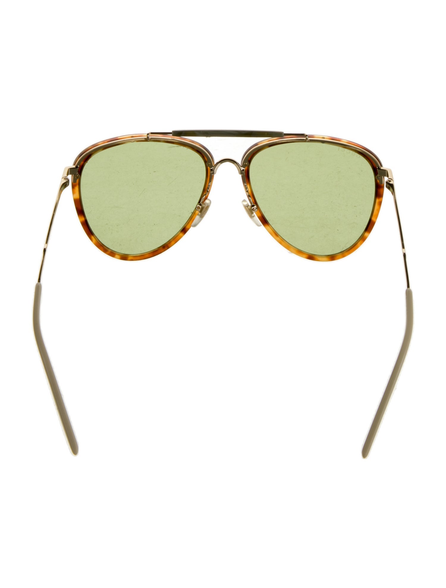 Gucci Interlocking G Logo Aviator Sunglasses