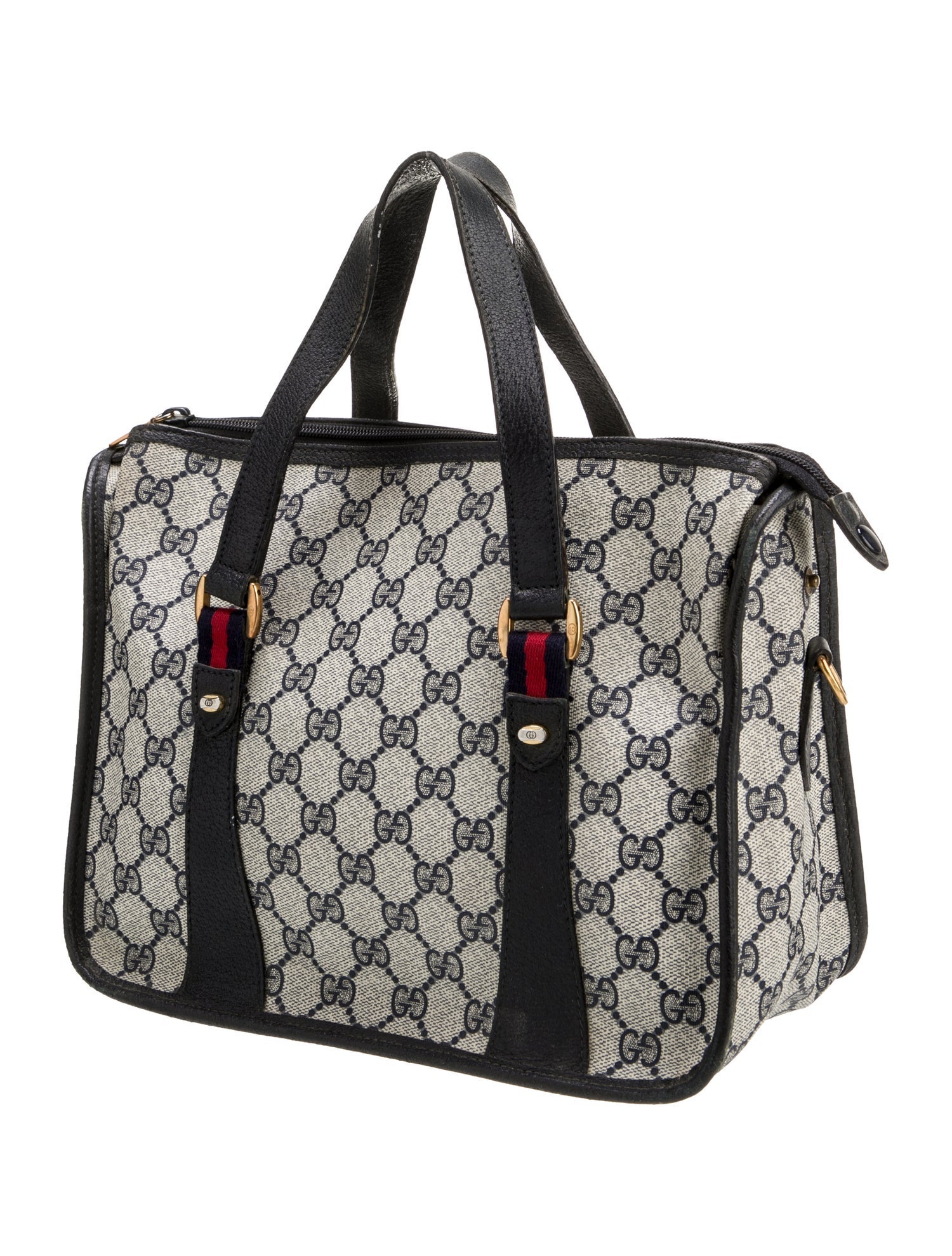 Gucci GG Supreme Top Handle Bag Vintage