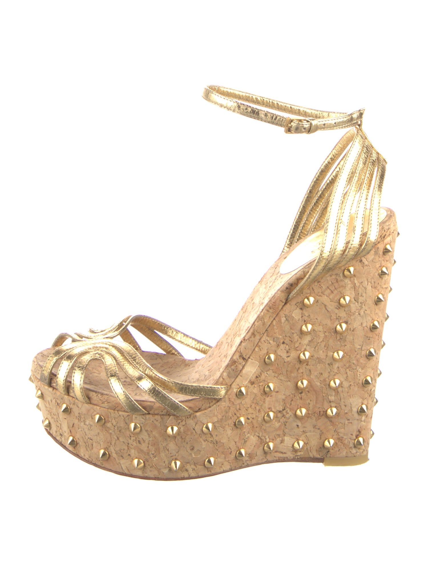 Gucci Spike Accents Studded Accents Sandals