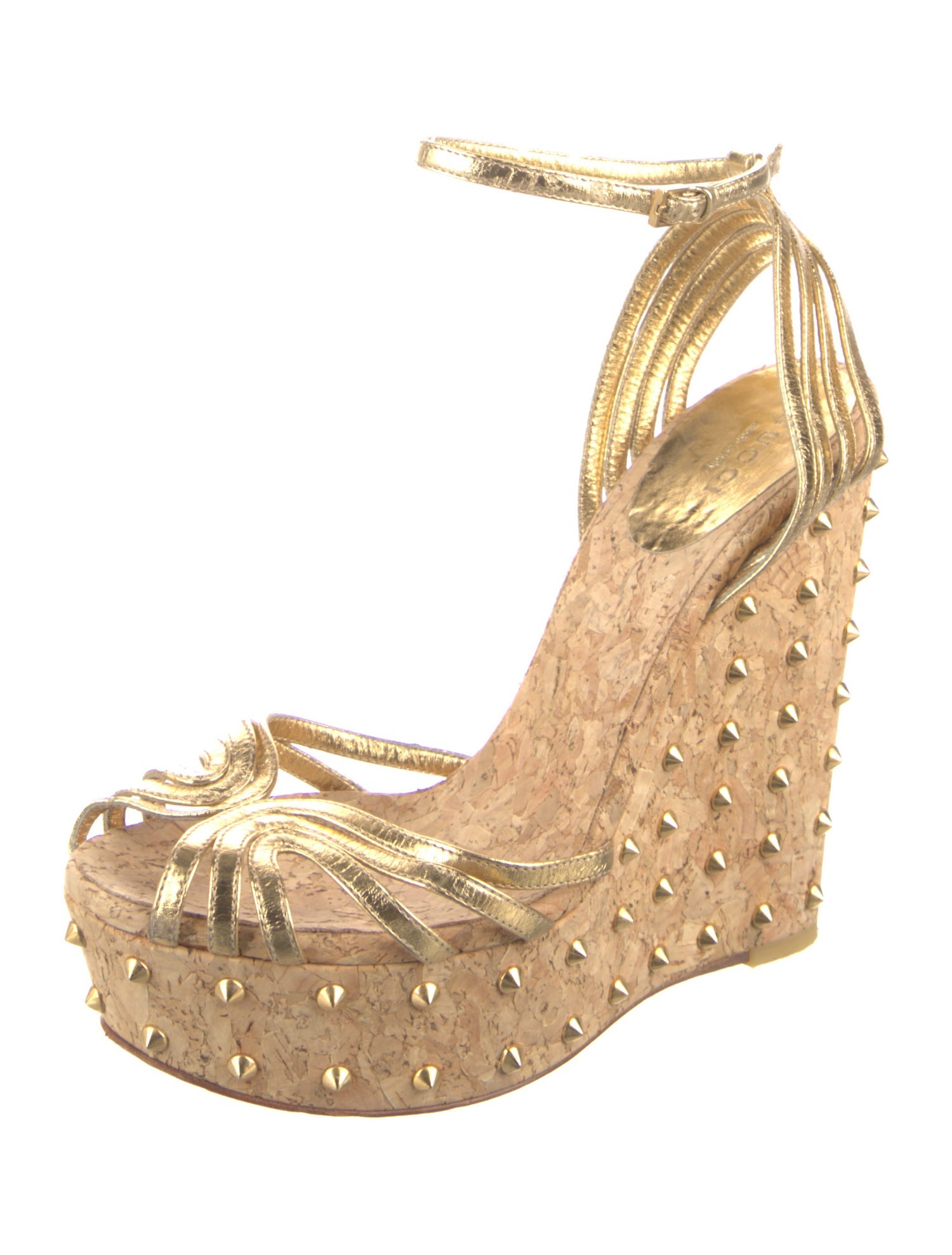 Gucci Spike Accents Studded Accents Sandals