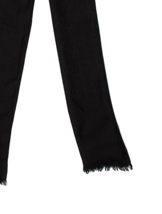 Gucci Wool GG Logo Shawl