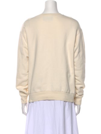 Gucci Graphic Print Scoop Neck Sweater