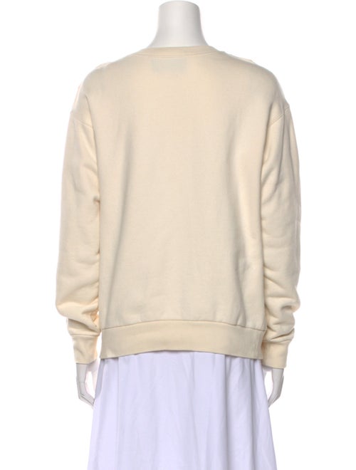 Gucci Graphic Print Scoop Neck Sweater