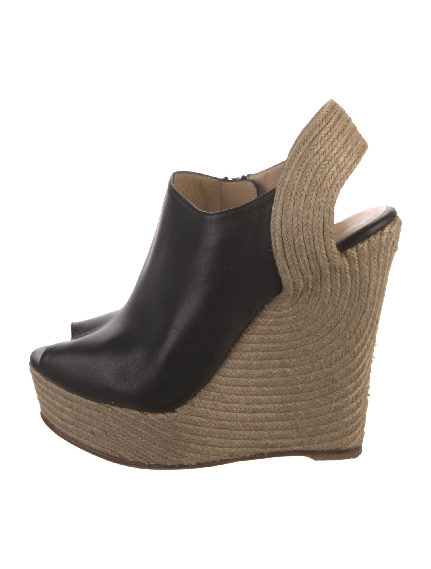 Gucci Jute Slingback Pumps