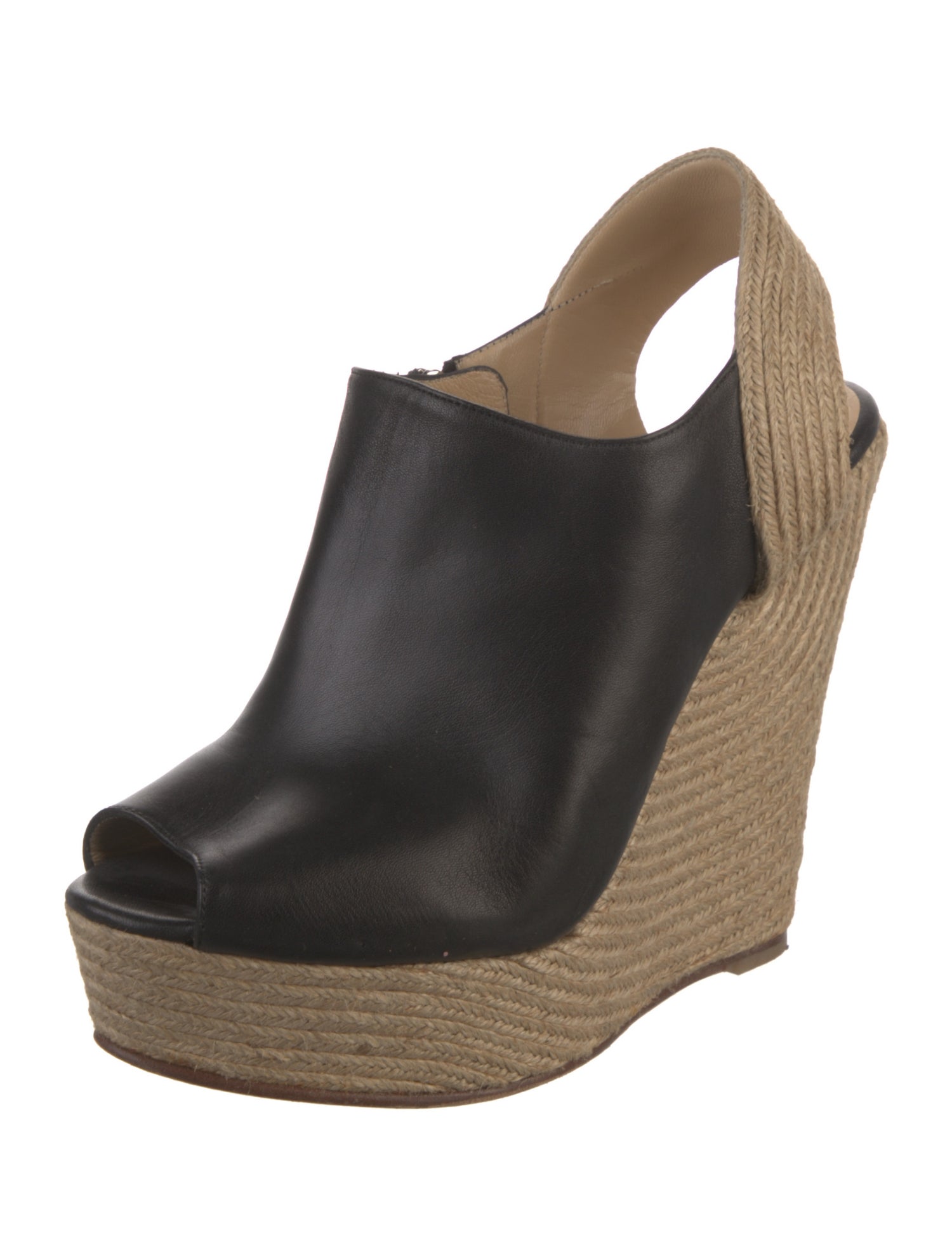 Gucci Jute Slingback Pumps