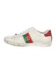 Gucci Web Accent Leather Sneakers