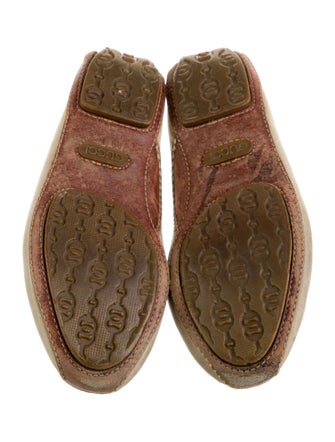 Gucci Horsebit Accent Suede Loafers