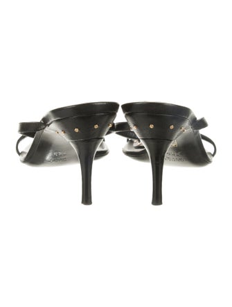 Gucci Interlocking G Logo Leather Slides