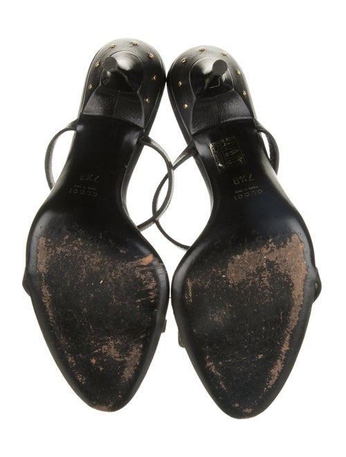 Gucci Interlocking G Logo Leather Slides