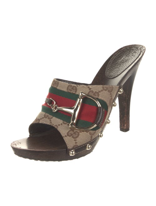 Gucci GG Canvas Canvas Slides