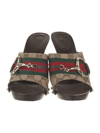 Gucci GG Canvas Canvas Slides