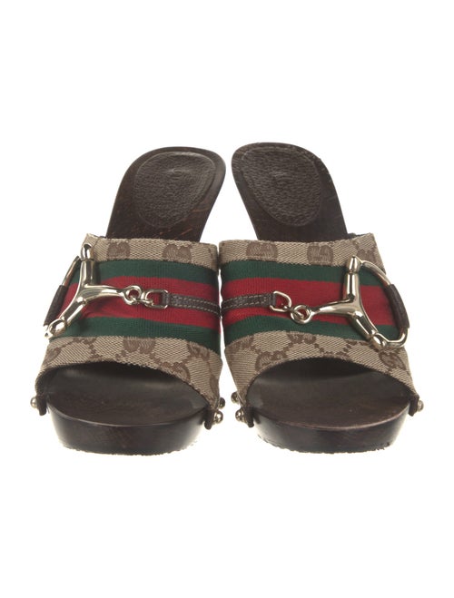 Gucci GG Canvas Canvas Slides