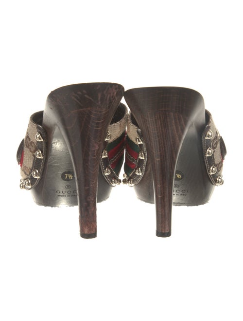 Gucci GG Canvas Canvas Slides