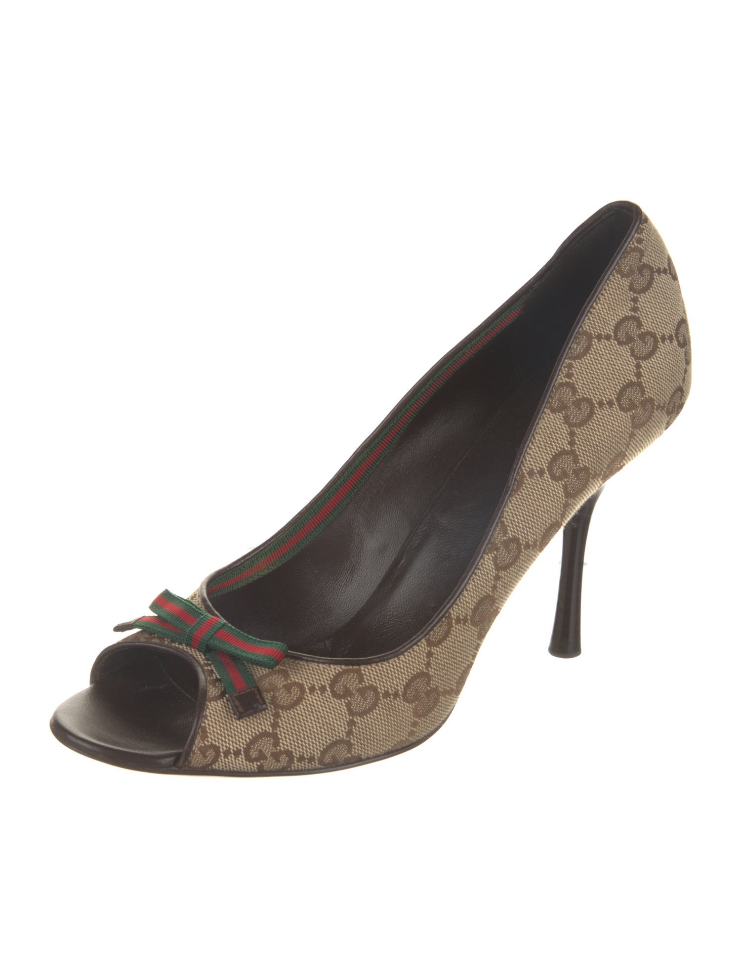 Gucci GG Canvas Canvas Pumps