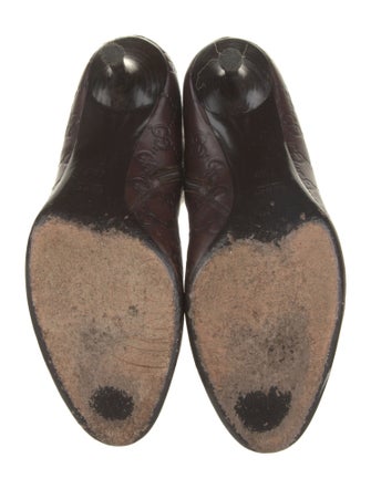 Gucci GG Signature Leather Boots