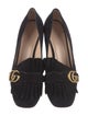 Gucci Double G Logo Suede Pumps
