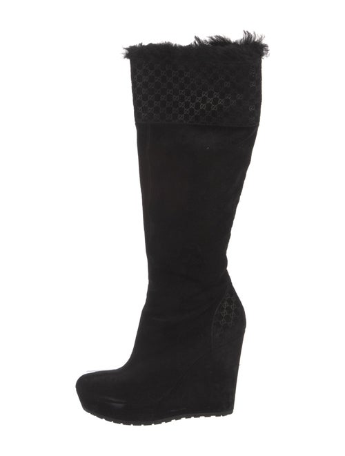 Gucci GG Signature Suede Boots
