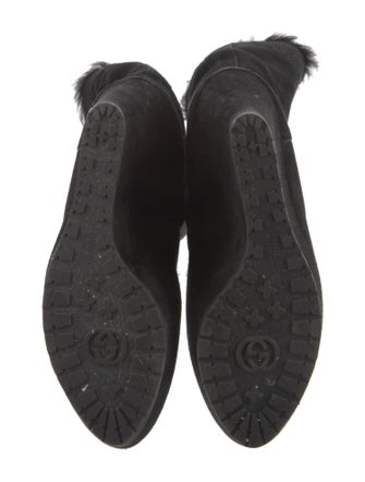 Gucci GG Signature Suede Boots
