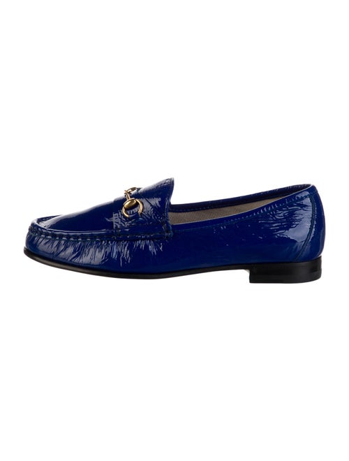 Gucci 1955 Horsebit Accent Patent Leather Loafers