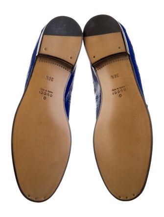 Gucci 1955 Horsebit Accent Patent Leather Loafers