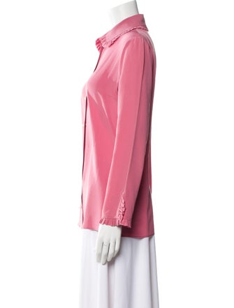 Gucci 2015 Silk Button-Up Top
