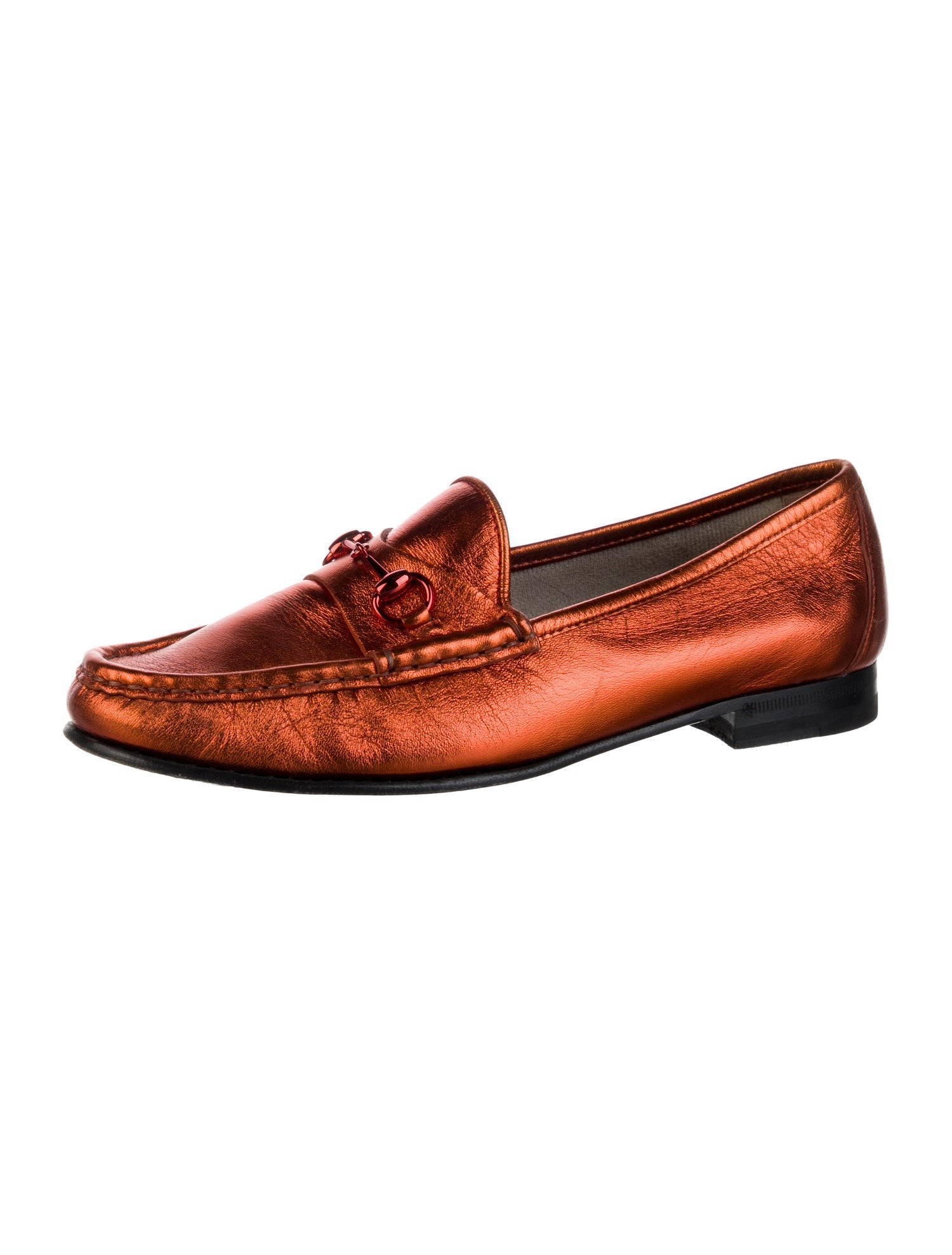 Gucci 1955 Horsebit Accent Leather Loafers