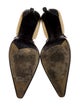 Gucci Horsebit Accent Leather D'Orsay Pumps