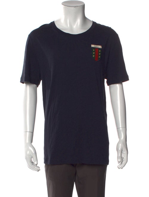 Gucci Graphic Print Crew Neck T-Shirt