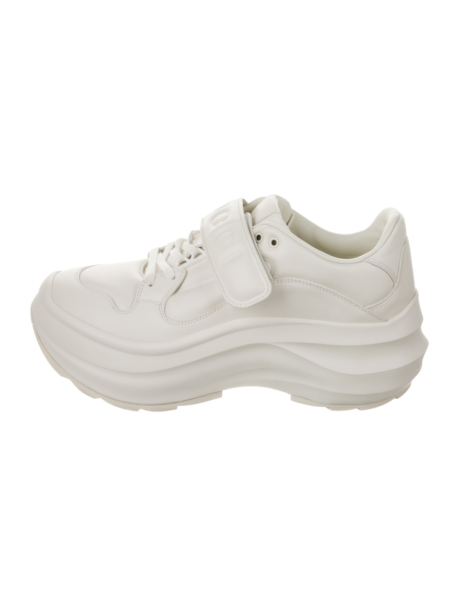 Gucci Leather Chunky Sneakers