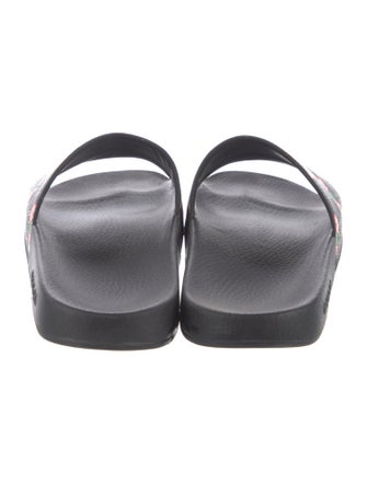 Gucci Bee Accent Rubber Slides