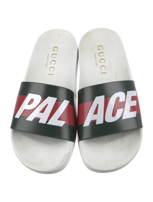 Gucci Web Accent Rubber Slides