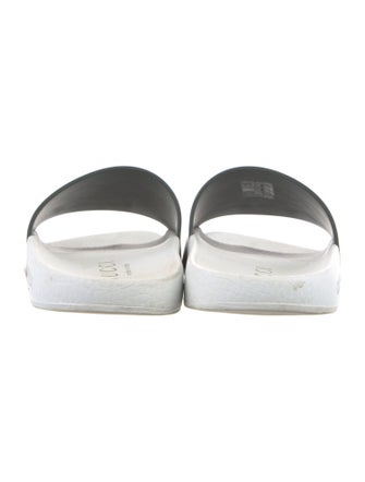 Gucci Web Accent Rubber Slides