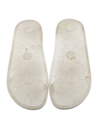 Gucci Web Accent Rubber Slides