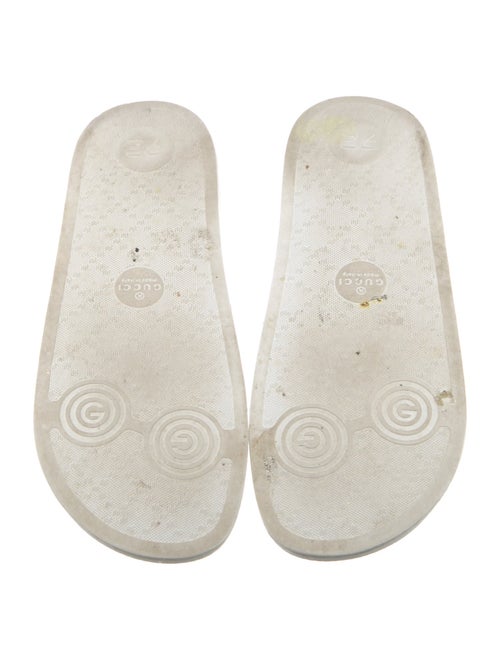 Gucci Web Accent Rubber Slides