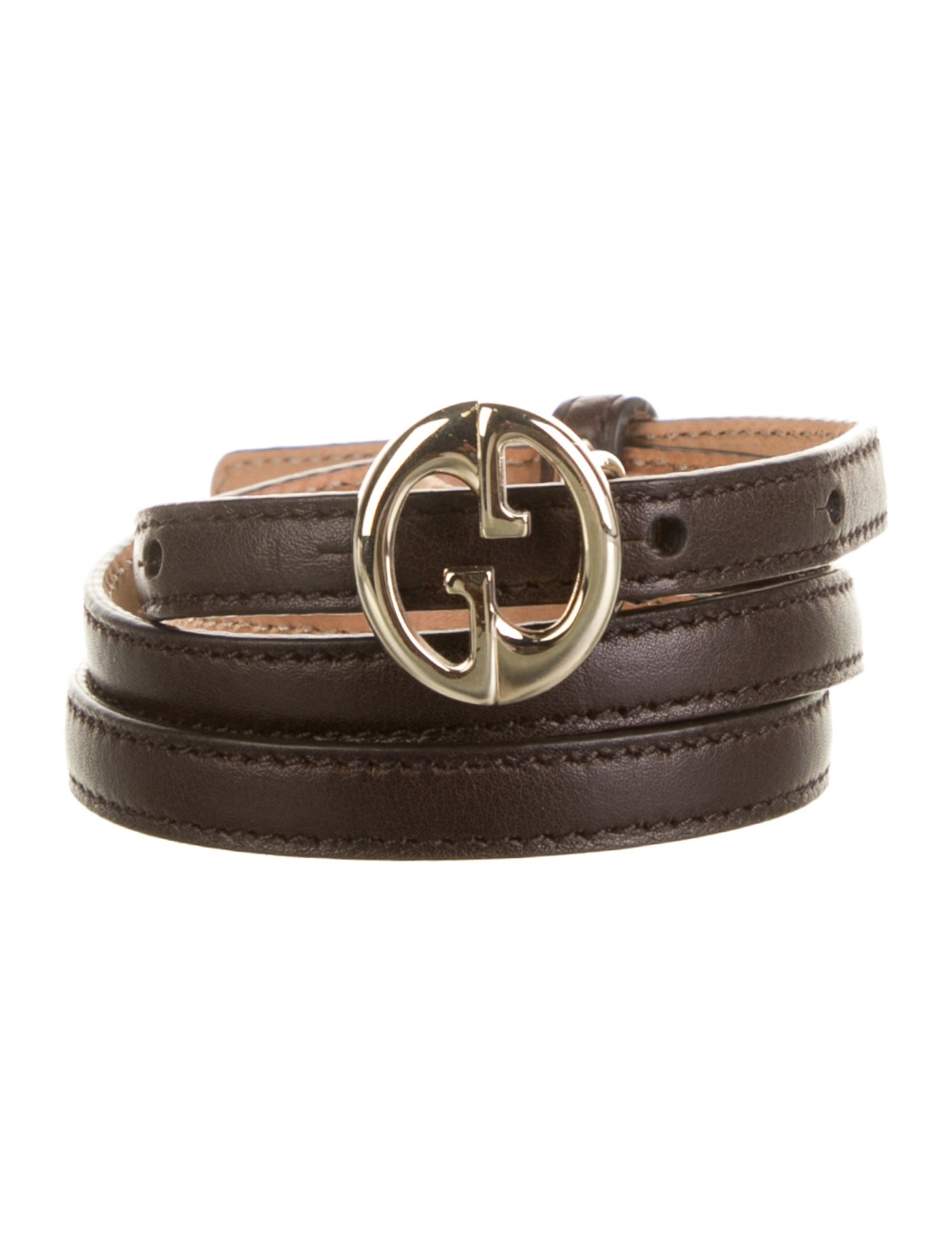 Gucci GG Logo Skinny Belt