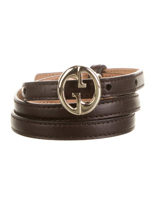 Gucci GG Logo Skinny Belt