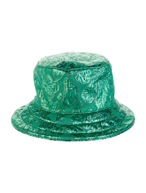 Gucci 2022 Lamé Jacquard Reversible Bucket Hat