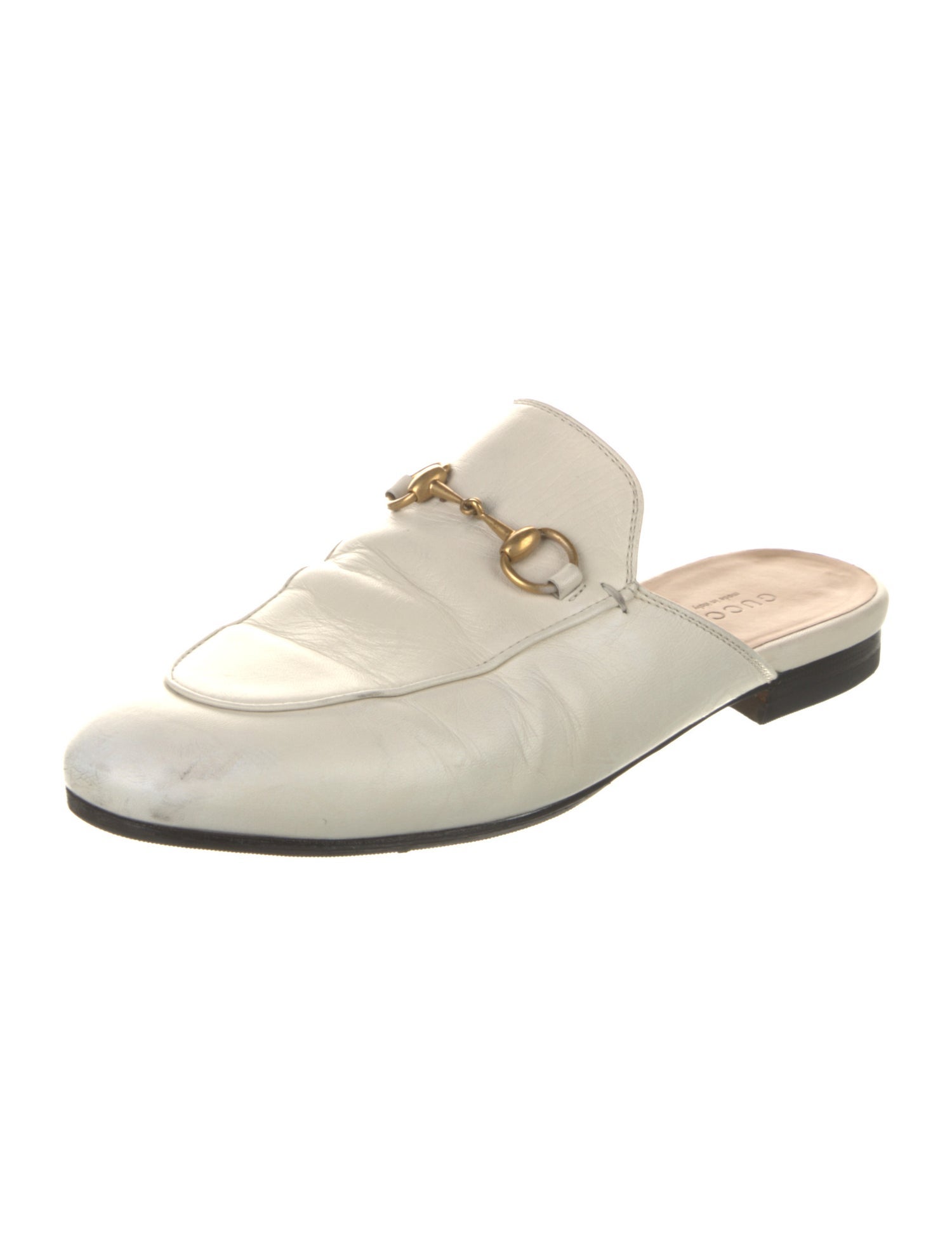 Gucci Horsebit Accent Leather Mules