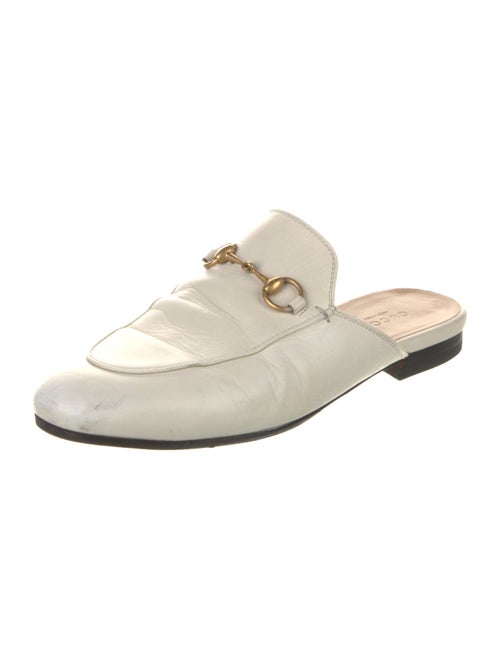 Gucci Horsebit Accent Leather Mules