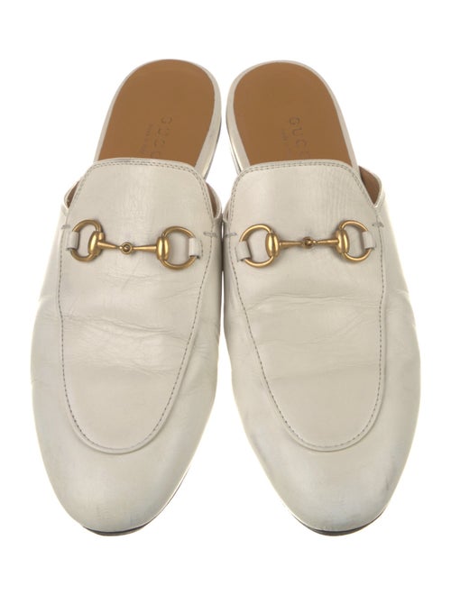 Gucci Horsebit Accent Leather Mules